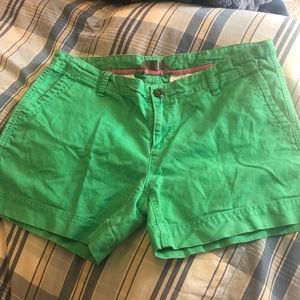 Green North Face Shorts